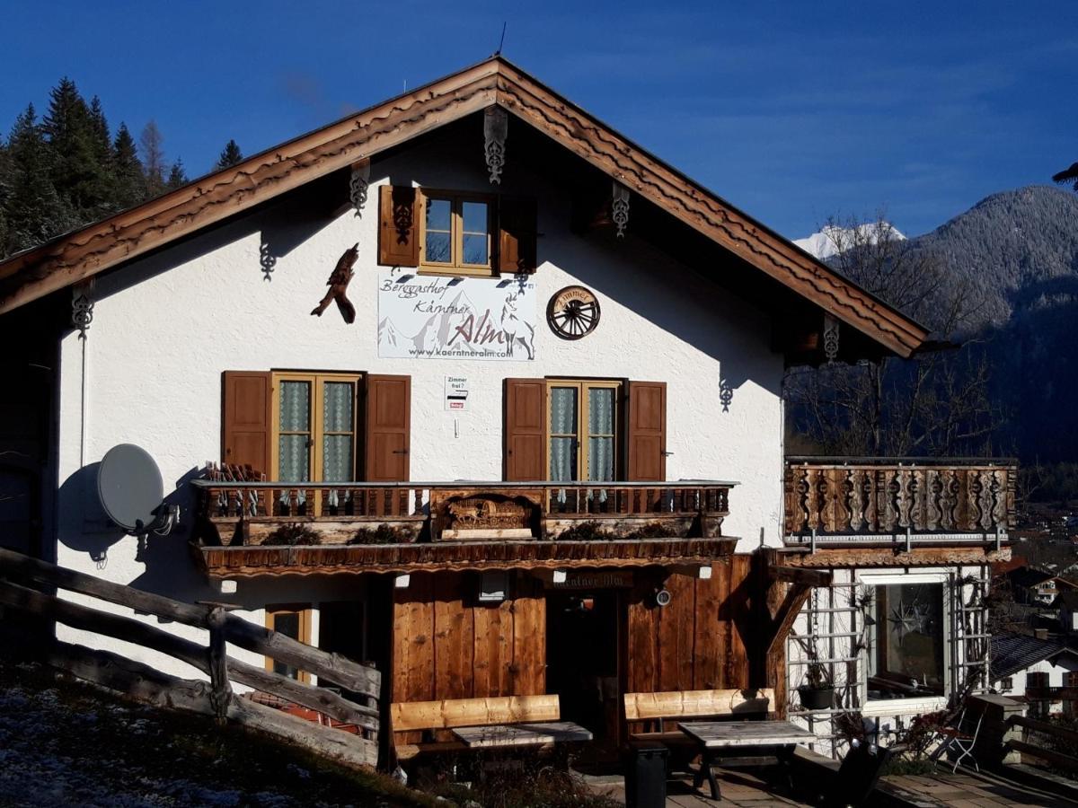 Готель Berggasthof Karntner Alm Міттенвальд Екстер'єр фото
